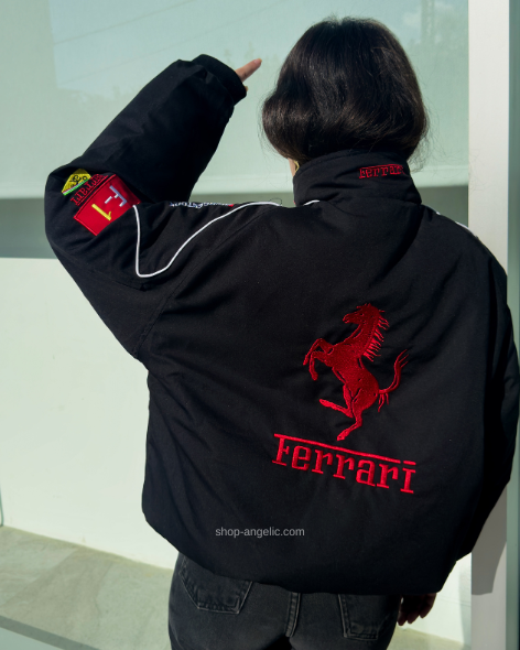 Retro Moto Black bomber