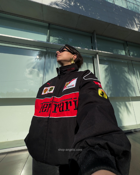 Retro Moto Black bomber