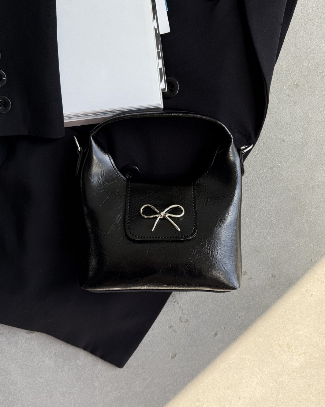 Cherie Mini Black Bag