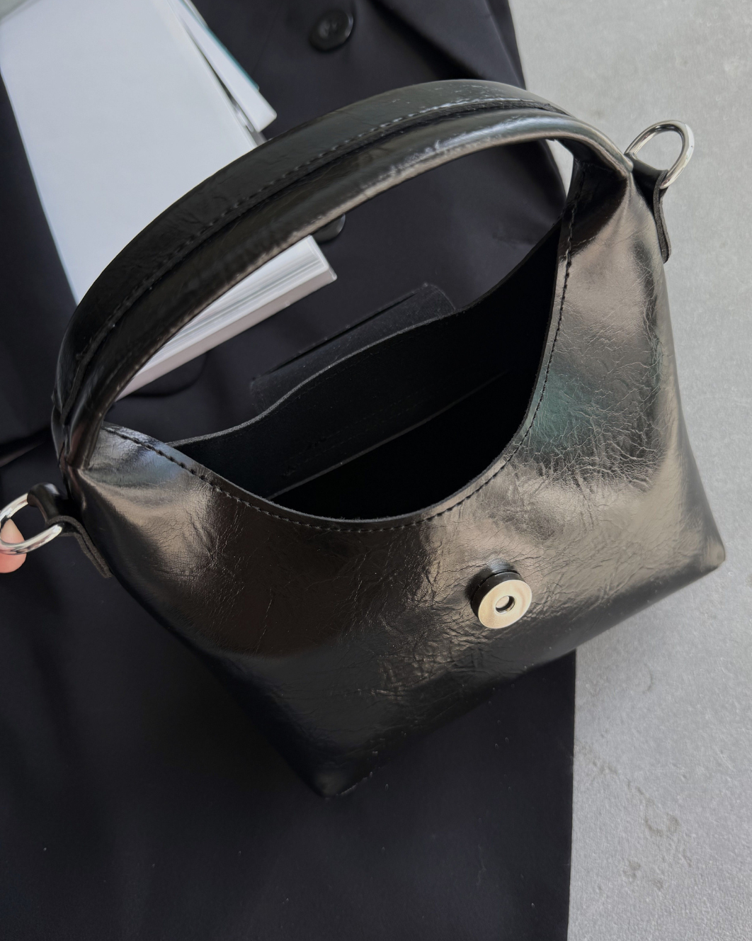Cherie Mini Black Bag
