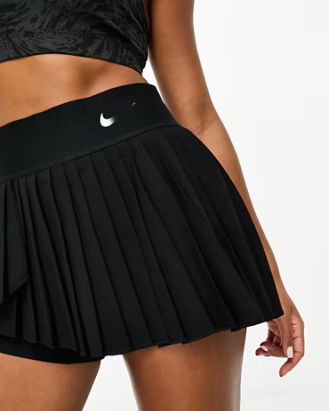 Swooshy Tennis Skirt Black