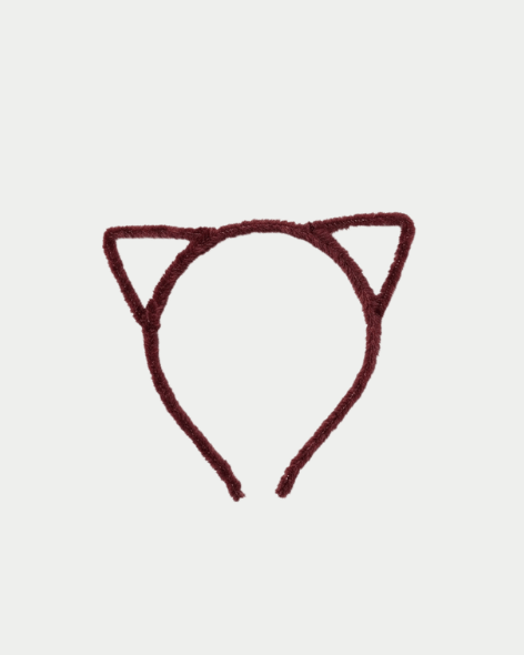 Cat ears burgundy