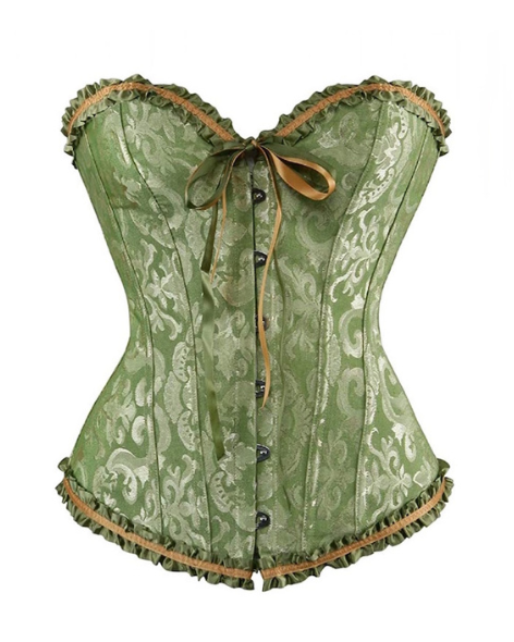 Green Corset Top