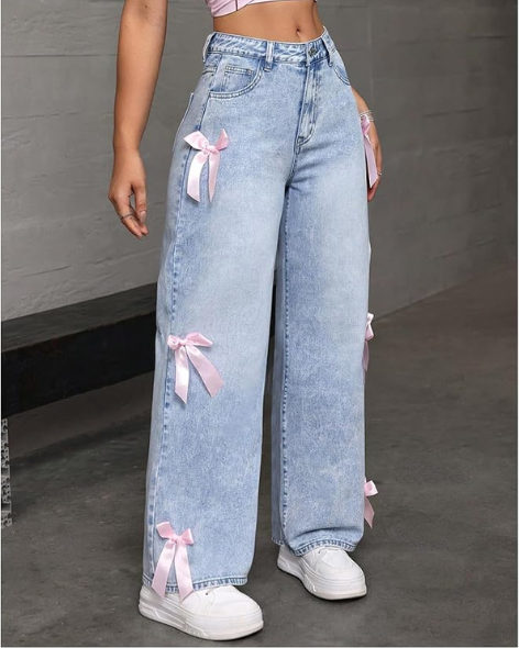 Coquette Bow Jeans