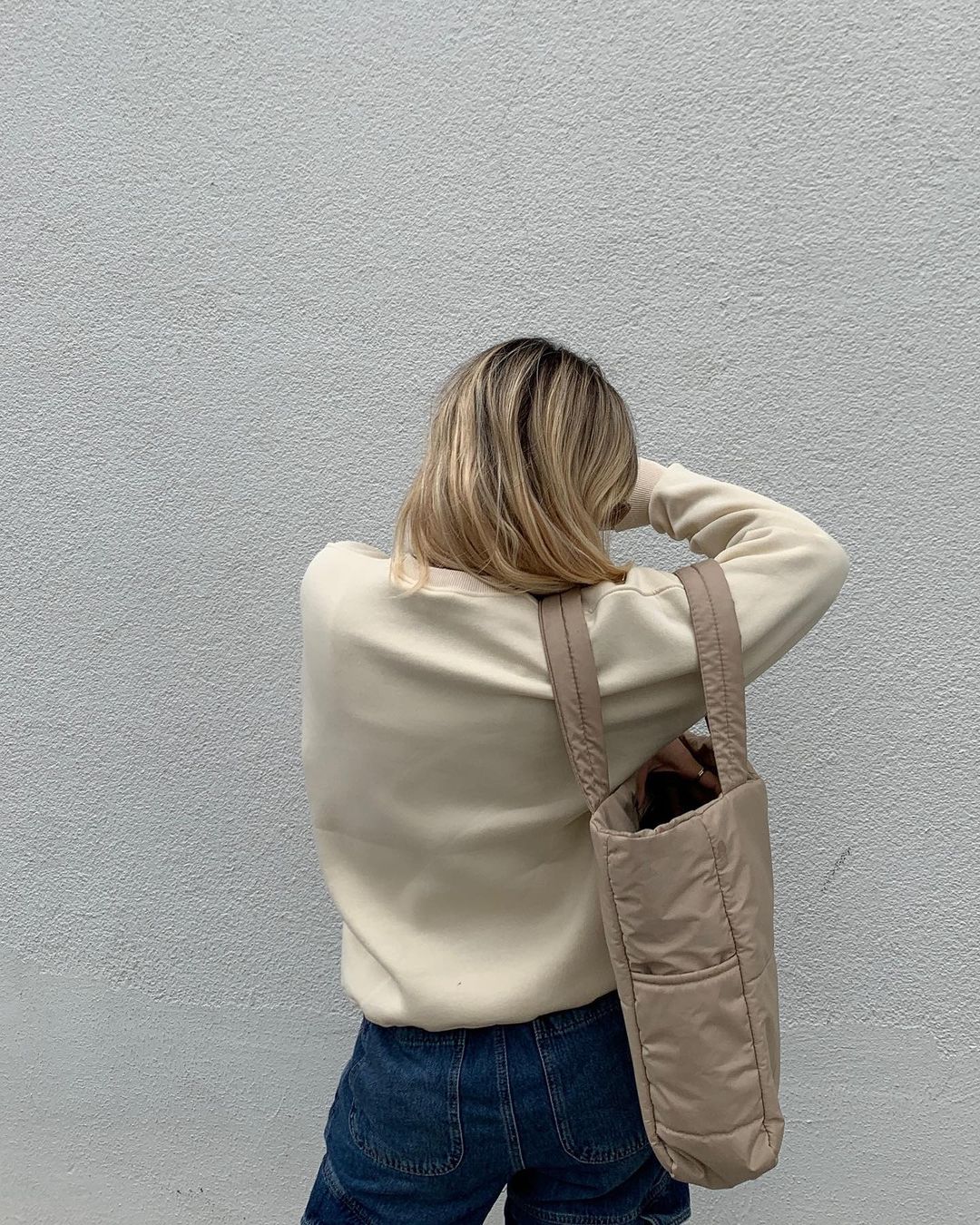 Swooshy Vintage Off-white Sweatshirt