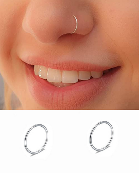 Pack Of 3 Fake Nose Rings