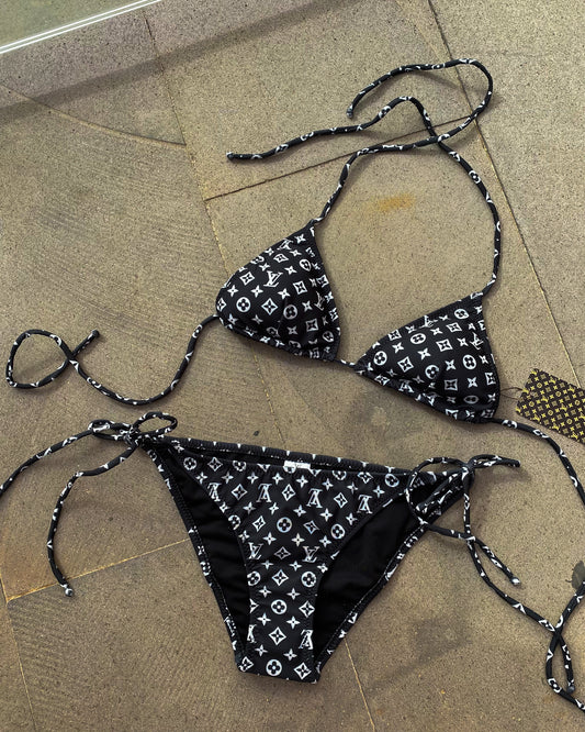 Luxe Luna Black Bikini Set