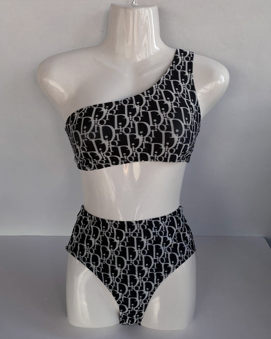 Luxe Didi Black High Waisted Bikini