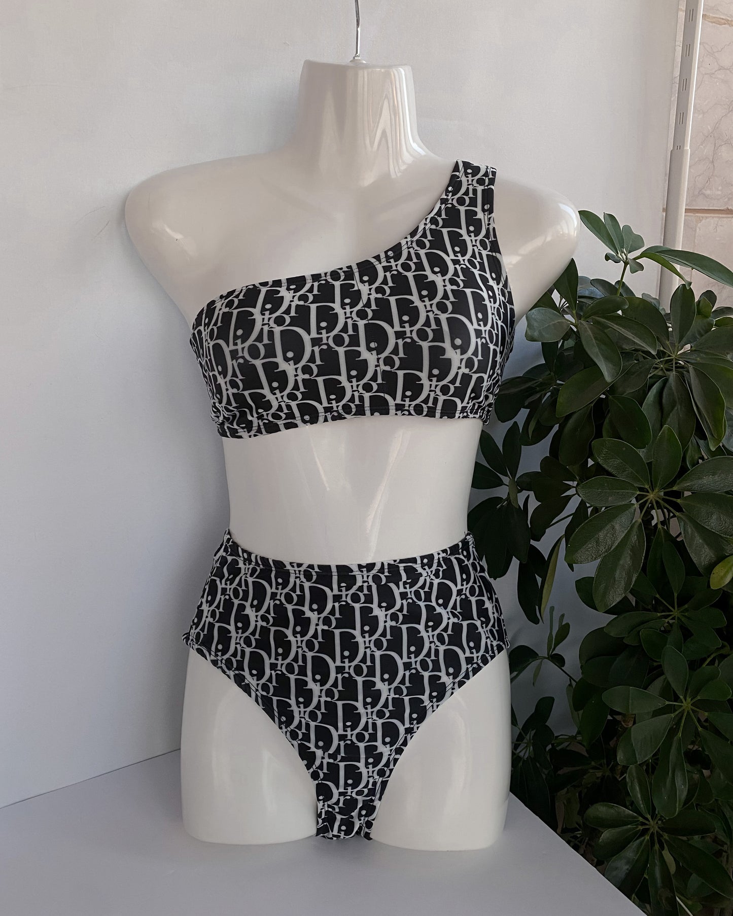 Luxe Didi Black High Waisted Bikini