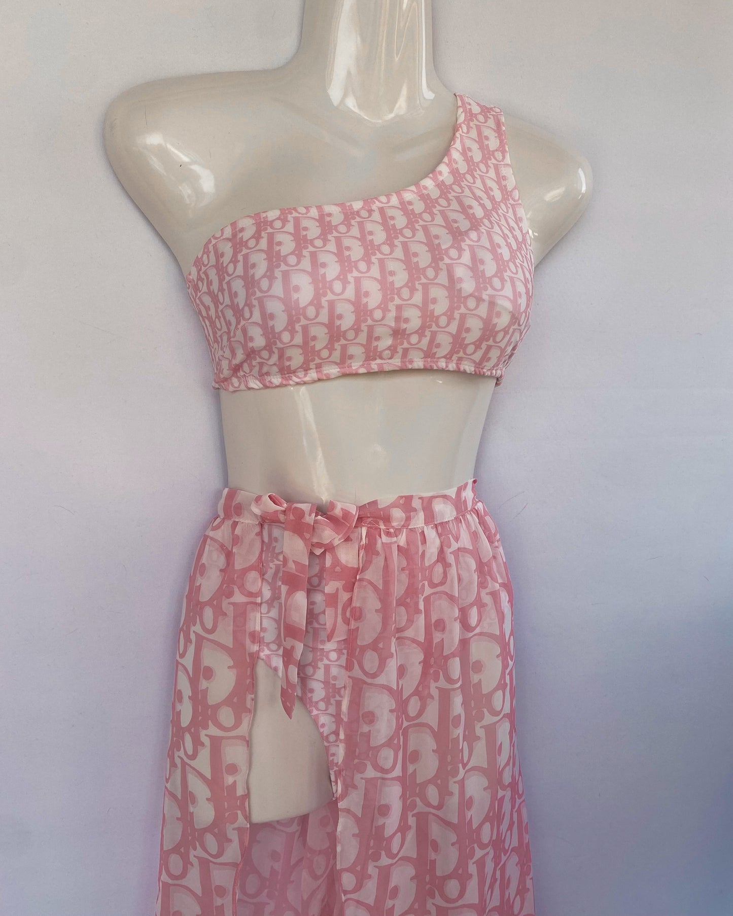 Luxe Didi Pink High Waisted Bikini