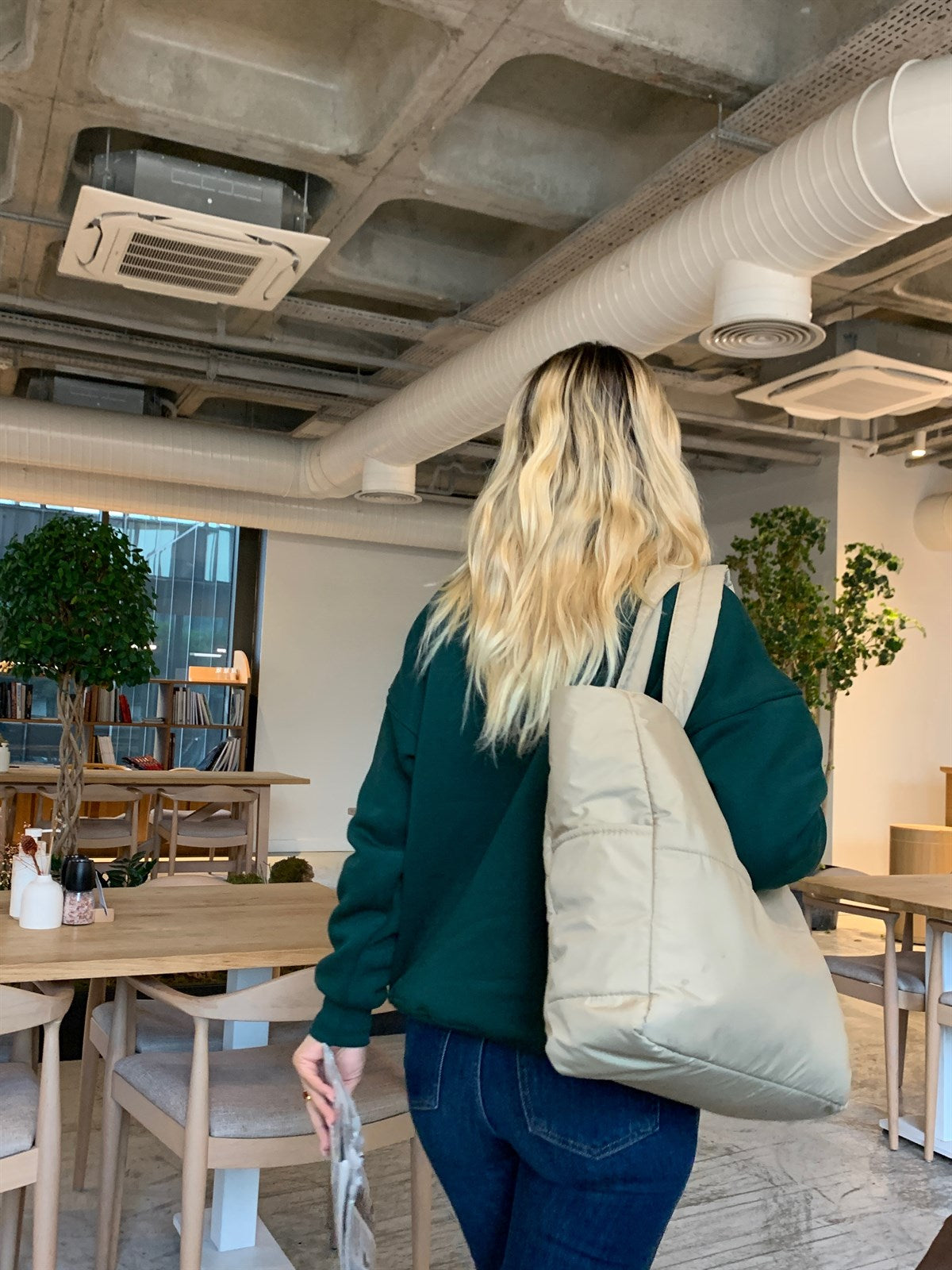 Swooshy Vintage Forest Green Sweatshirt