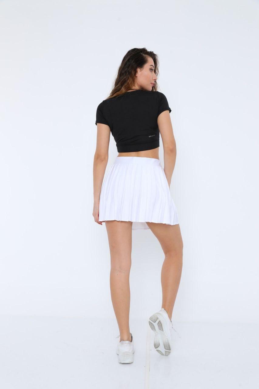 Swooshy Tennis Skirt White