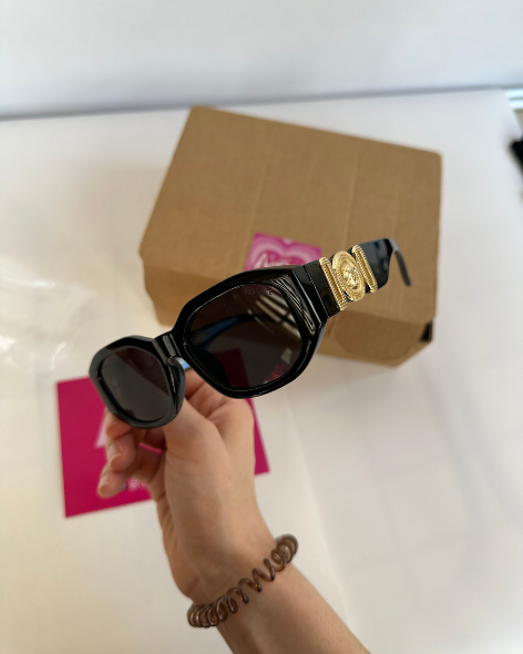 Black V Sunglasses