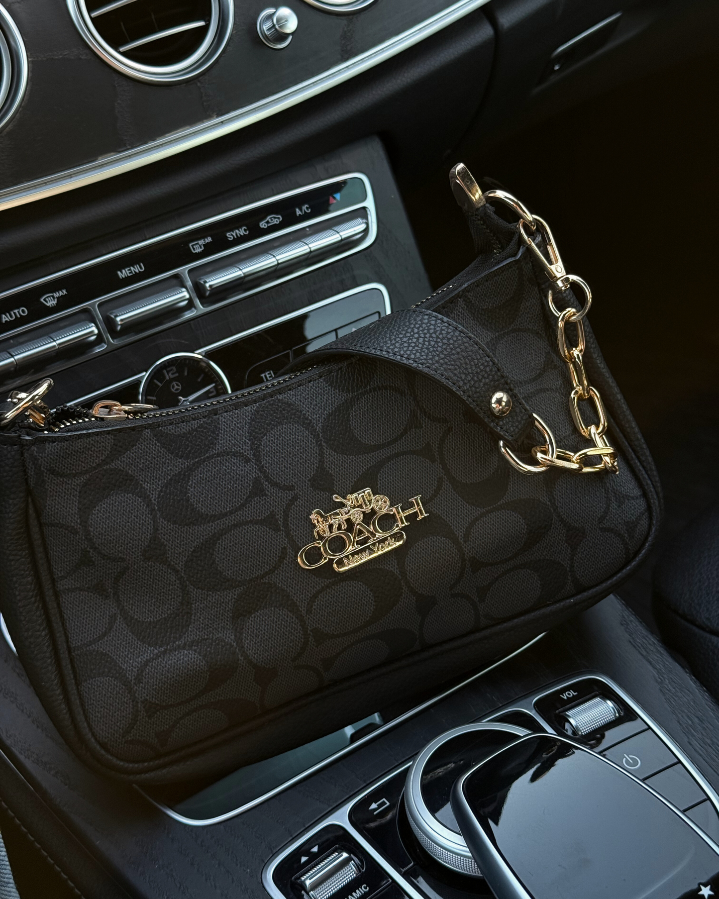 Coche Baguette Bag in Black