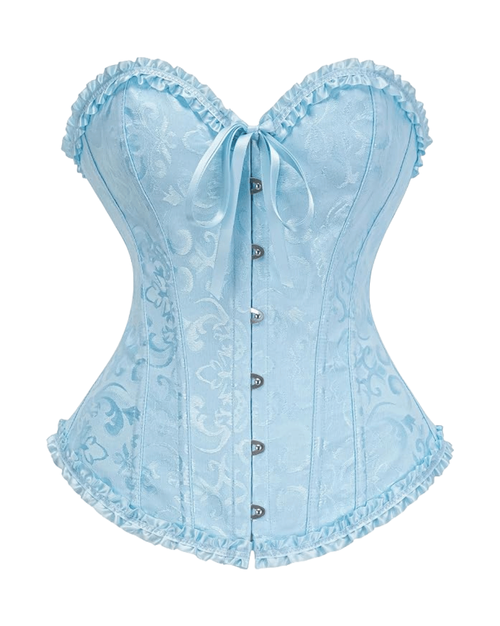 Light Blue Corset Top