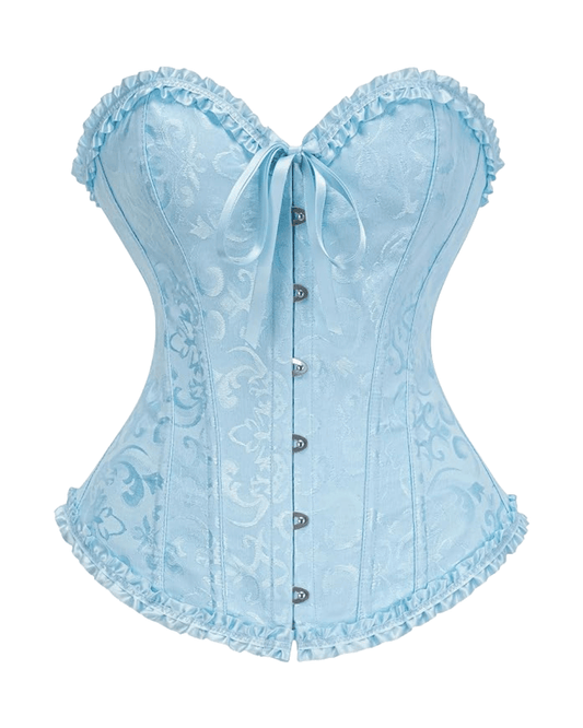 Light Blue Corset Top