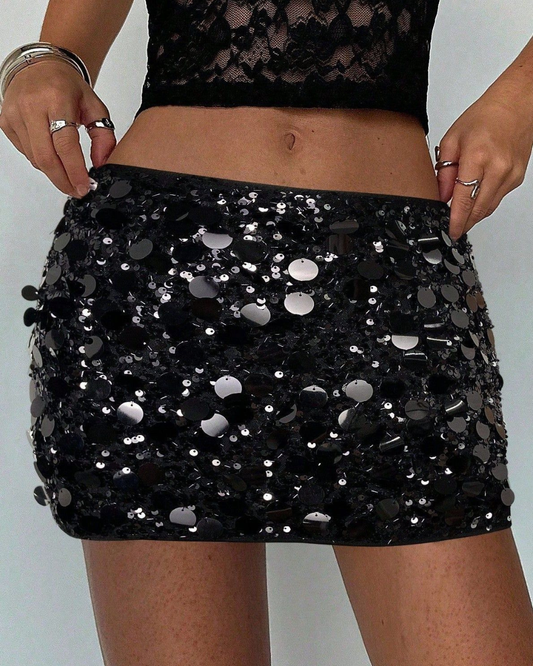 Stargirl Black Mini Skirt
