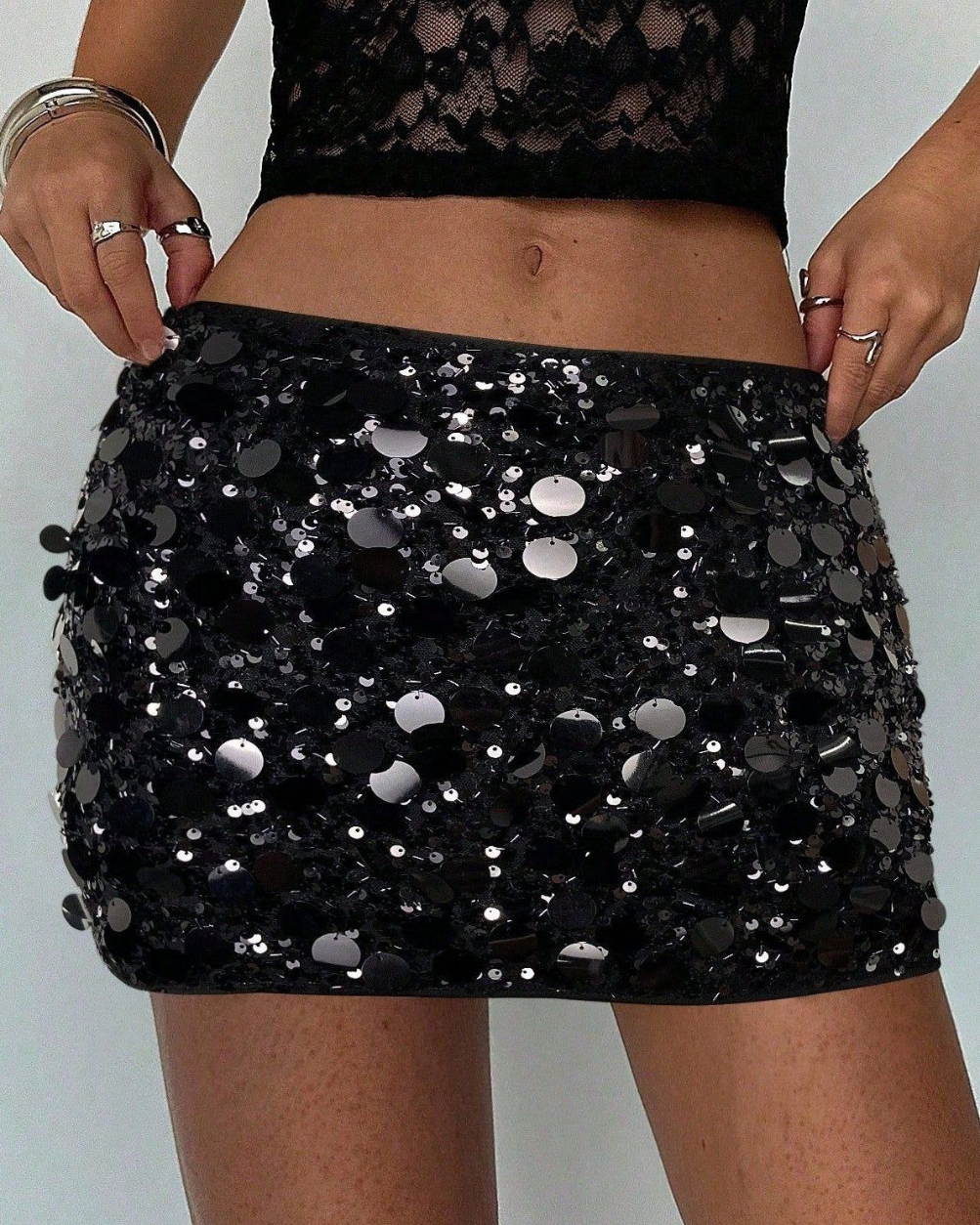 Stargirl Black Mini Skirt
