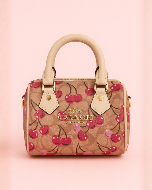 Coche Cherry Mini Bag - Beige