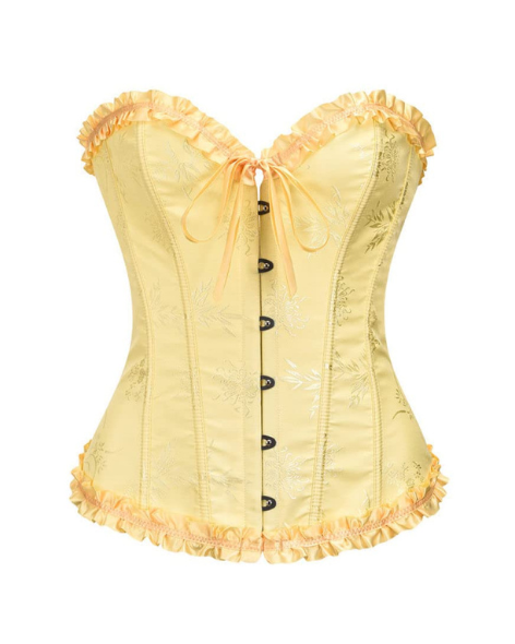 Yellow Corset Top