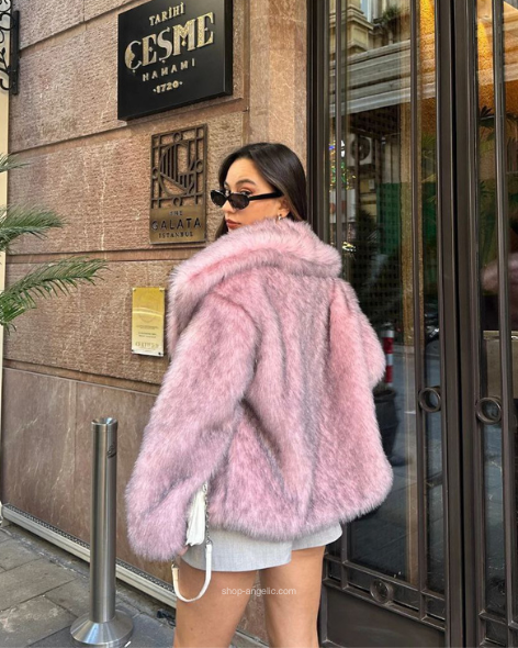 La Diva Ash Pink Fur Coat – Angelic Shop La Diva Ash Pink Fur Coat – Angelic Shop