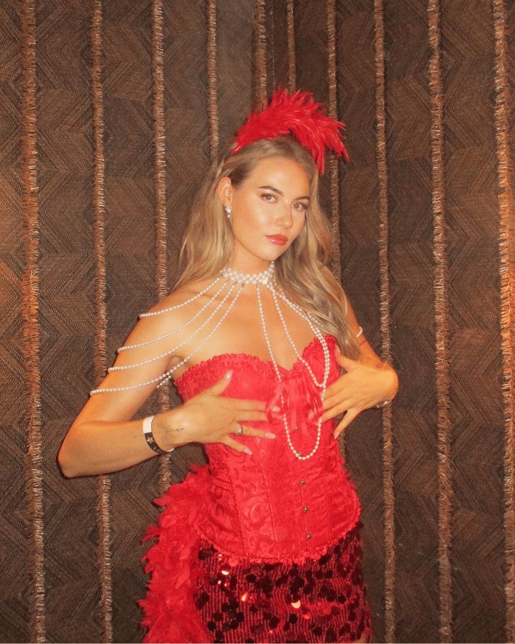 Red Corset Top