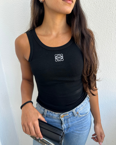 LO Black tank top