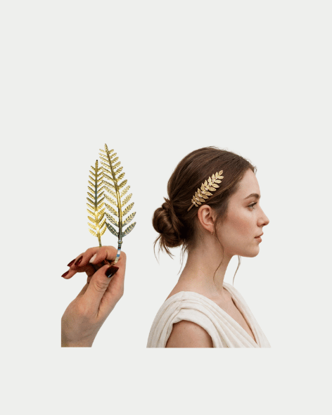 Golden Greek Head Band