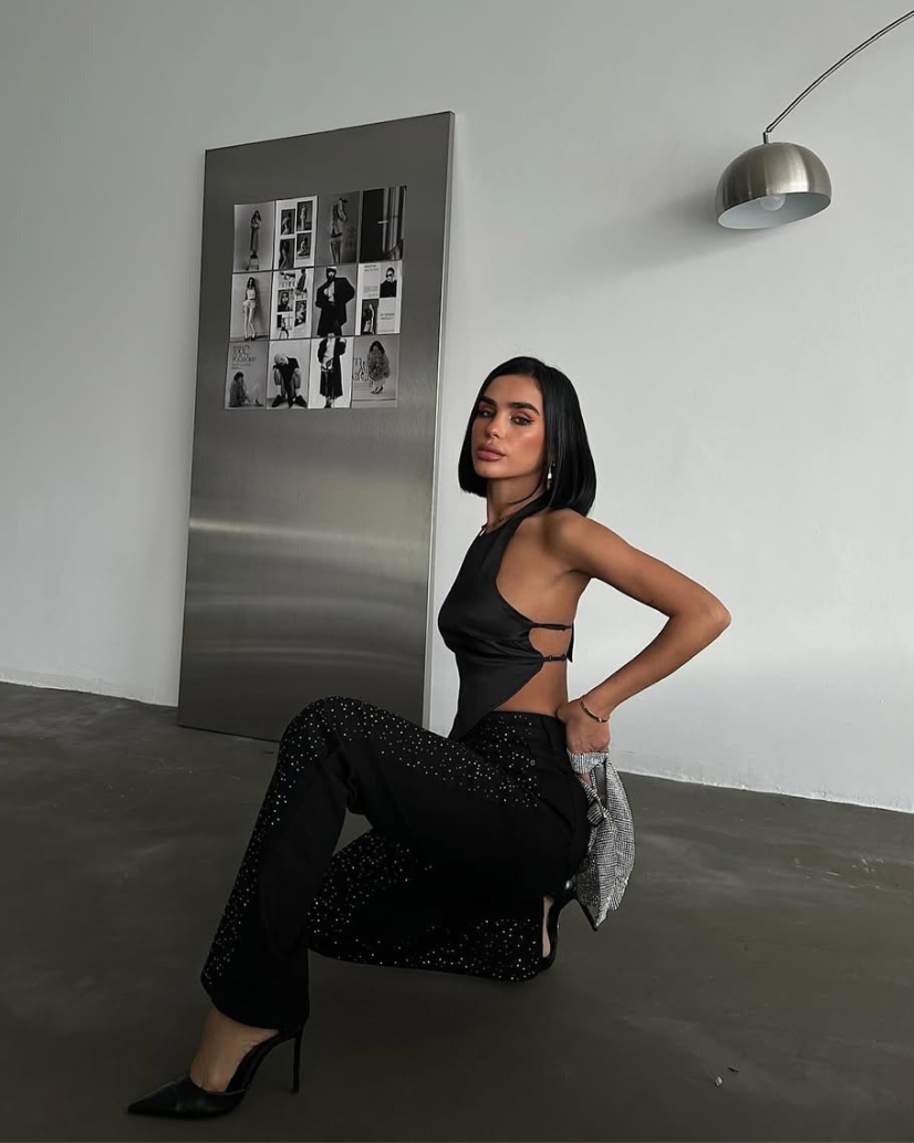 Diamond Mist Black Jeans