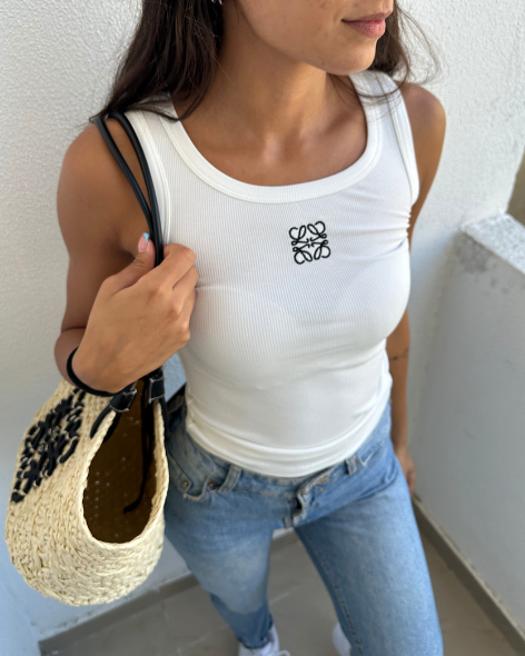 LO White tank top