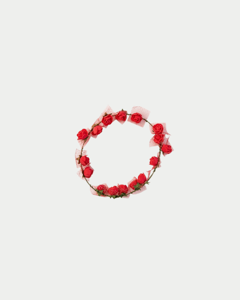 Red Flower Crown