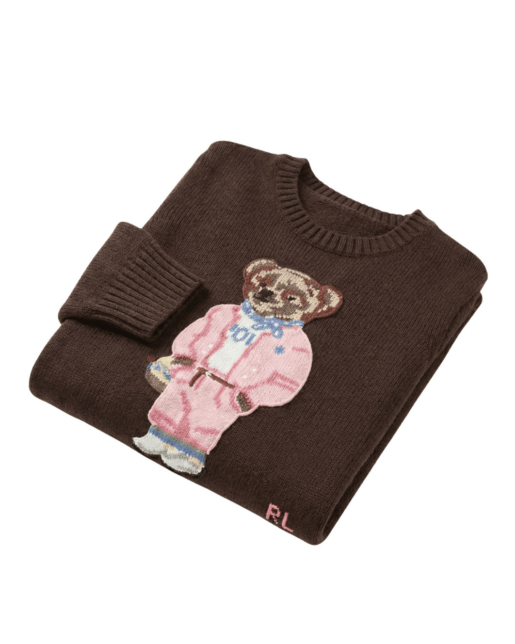A cozy aesthetic morning look with the chocolate brown teddy bear sweater in Lebanon.