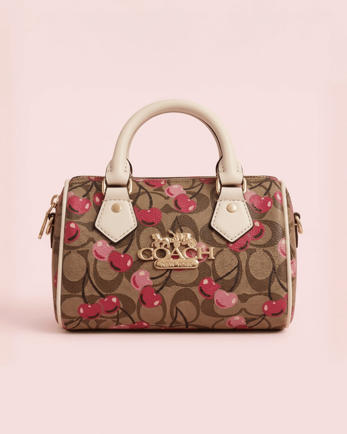 Coche Cherry Mini Bag - Brown