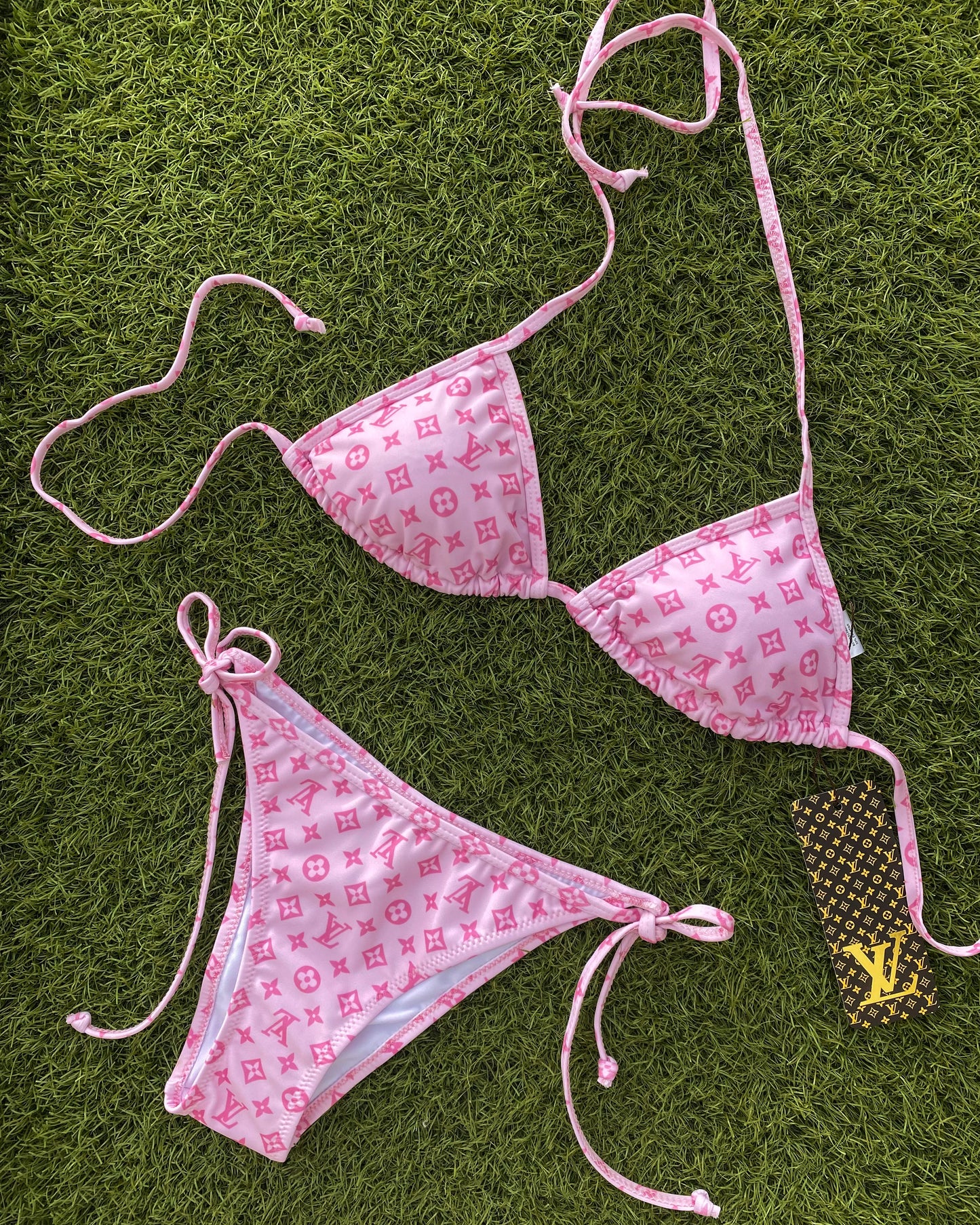 Luxe Luna Pink Bikini Set