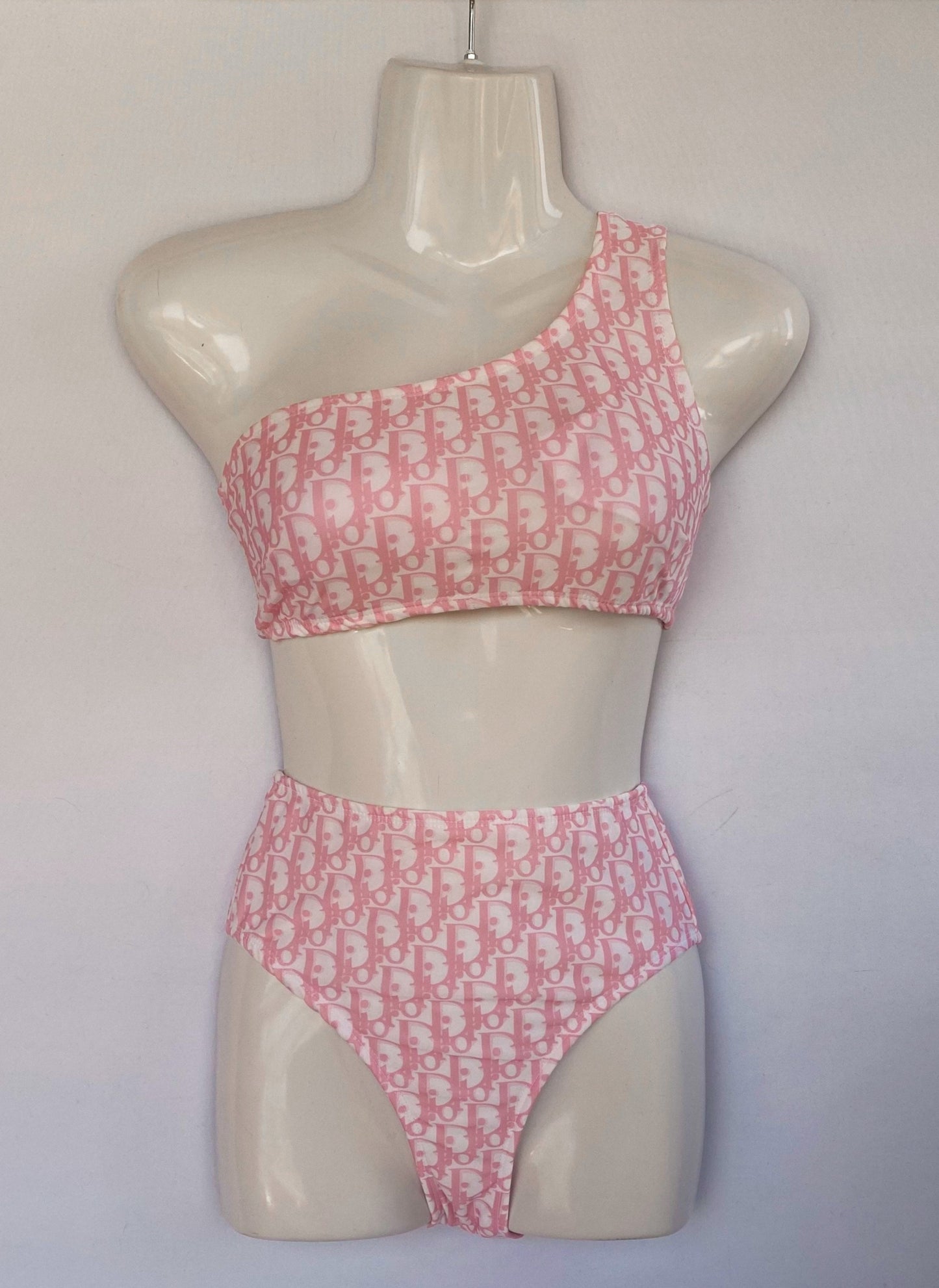 Luxe Didi Pink High Waisted Bikini